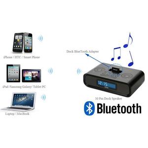我的蓝牙接收器 30 针适配器iPod iPhone扬声器iPad苹果设备