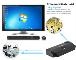 Sharevdi mini pc Thin Client estación de trabajo computadora en la nube con sistema operativo gratuito para oficina escuela Thin Client Zero - Product Image 3