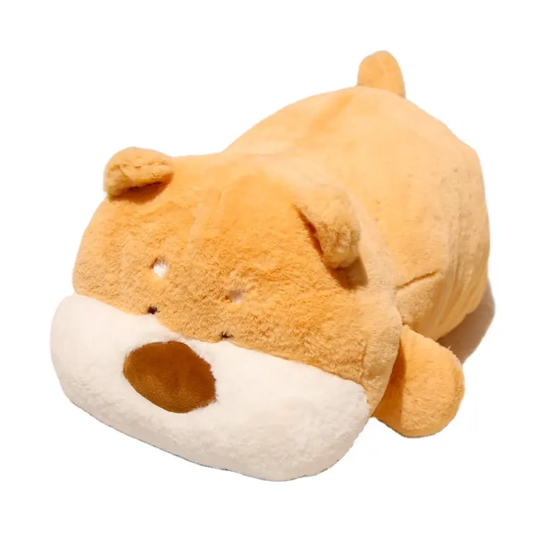 Venta al por mayor lindo Animal de peluche de juguete de peluche personalizado suave calmante animal almohada perro conejo decoración regalo