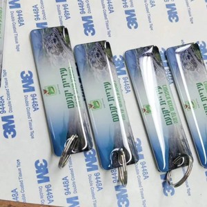 NTAG 213 215 216 NFC epossidico portachiavi con codice QR stampato con Password codificata url bloccata - Product Image 3