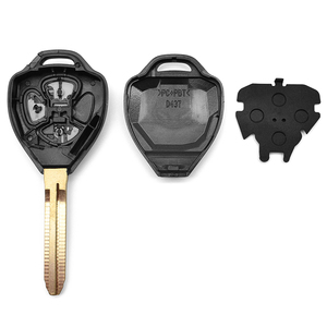 Fernbedienung Schlüssels chale Fall T-oyota C-amry 3 Tasten Remote Key Shell Toy43 mit Logo mit Aufkleber Carcasa de Llave Remota - Product Image 3