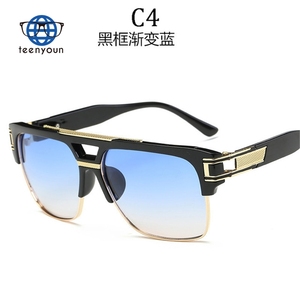 Teenyoun steampunk Đôi Chùm người đàn ông kính mát phụ nữ retro vuông Mach Chất lượng cao UV400 bảo vệ ditaeds kính mặt trời - Product Image 3