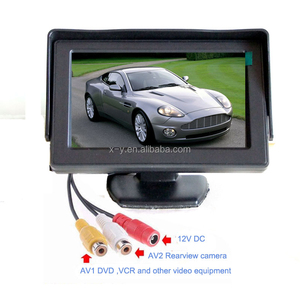 Monitor de visión trasera inversa TFT LCD a Color de 4,3 pulgadas para cámara trasera de coche Pantalla de 4,3 pulgadas Av Universal RGB Dashboard 1 año - Product Image 2