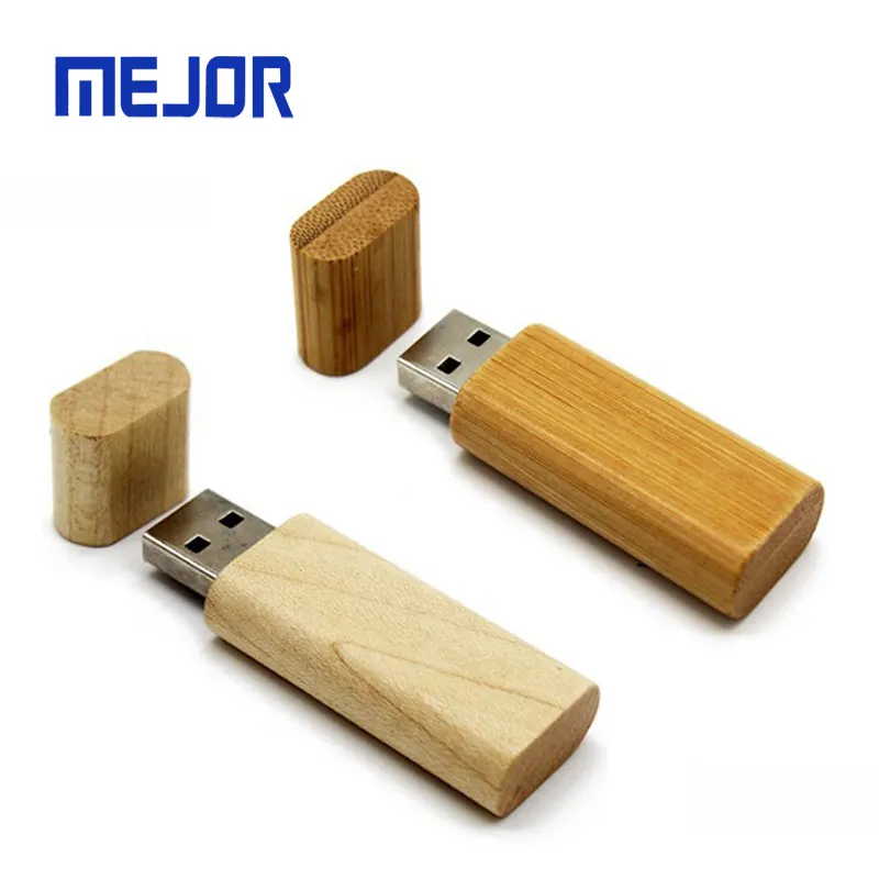 Eco friendly flash disk 8G promozione bamboo pendrive 16Gb memory stick 3.0 unità USB in legno marrone
