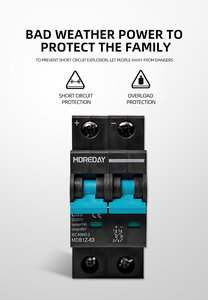 MOREADY 15 años de fabricante profesional disyuntor eléctrico DC MCB L7 1000V 63A 1P-4P DC disyuntor - Product Image 3