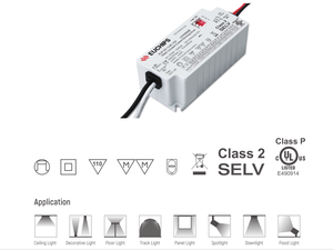Controlador Triac de 120-277V, entrada de 20w, para focos, Led de corriente constante, regulador Triac, mercado de Estados Unidos - Product Image 2