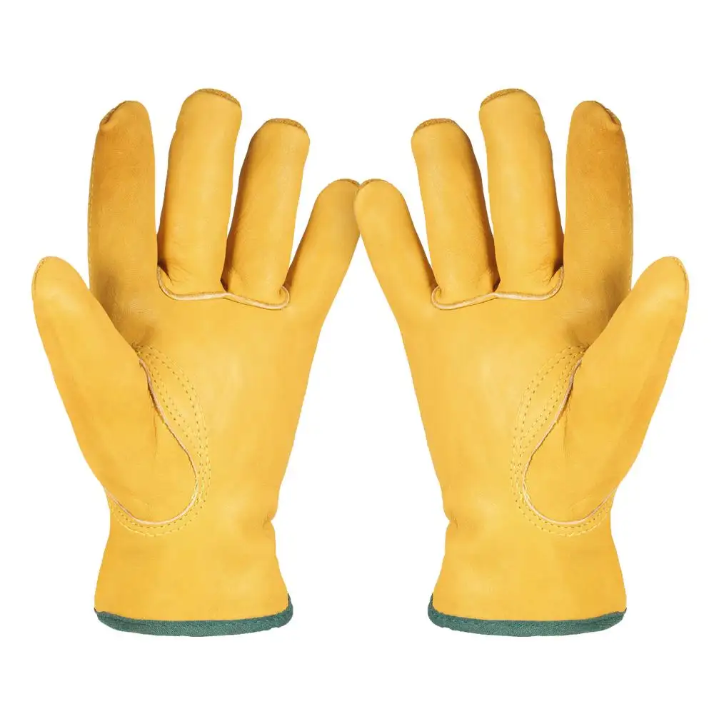 Welding Work Gloves Double Palm Leather Work Glove Quality Materials
