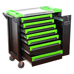 高级耐用美国专业车间车库工具箱，带工具手推车工具柜工具箱 - Product Image 5