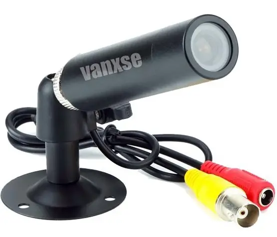 CMOS 1000TVL HD 3.6mm Mini Bullet güvenlik kamera kablosuz CCTV su geçirmez gözetim kamera Analog kamera