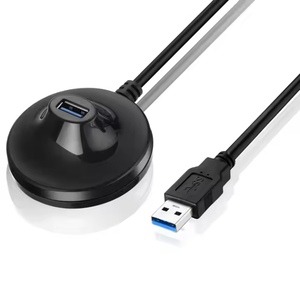 Özelleştirilmiş USB 3.0 tipi uzatma kablosu bir erkek kadın USB 3.0 uzatma şarj aleti kablosu standı tabanı ile - Product Image 1