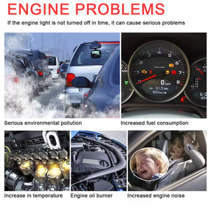 Lector de código de Falla de motor de coche OBD2, instrumento de diagnóstico, puede escanear y borrar códigos de error - Product Image 6