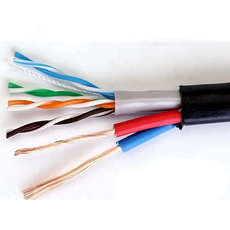 100m 200m 300m rollo de 100% de cobre cable de alimentación utp cat5e cable de red