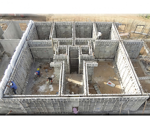 Durable Reuse Steel Alloy <strong>Formwork</strong> Concrete Block Molds Roof Bracing <strong>System</strong> Replace Aluminium Panel for Sustainable <strong>Building</strong> - Product Image 1
