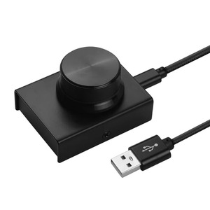 USB <strong>Computer</strong> Volume Knob for Laptop PC Mini One-button Mute Controller Speaker Audio Digital Line Volume Controller - Product Image 1