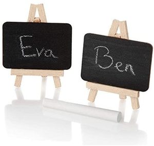 10 Cái Mini Nghệ Sĩ Bằng Gỗ Giá Vẽ Tam Giác Thẻ Đứng Hiển Thị Đám Cưới - Product Image 3