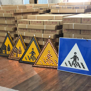 印度路行人卡塔尔三角投影仪印度装饰慢行交通标志 - Product Image 6