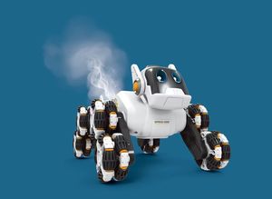 2024 Neue Kinder-Lernzeuge RC intelligente Hundroboter 360 Rotation mit Licht-Sprühdurchbinder Fernbedienung Stunt Roboter Hund - Product Image 2