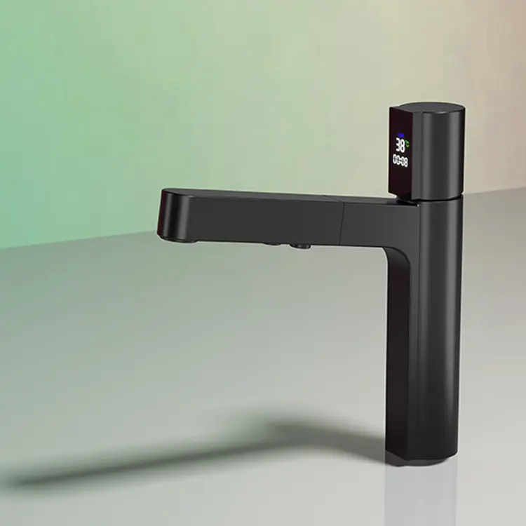 蛇口ディスプレイスタンドバスルームデザイン用自動蛇口シングルホール蛇口