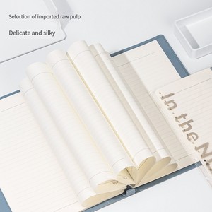 Deli Ns310 Grid <strong>Notebook</strong> Minimalist Ins-style Literary Delicate <strong>Index</strong> Soft Light Extravagance College Student Homework Book - Product Image 3