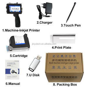 12.7Mm Inkjet Cartridge Portable Handheld Expiry Date Fast Dry Printer Batch <strong>Coding</strong> for Bottle <strong>Bottom</strong> Fool Plastic - Product Image 6