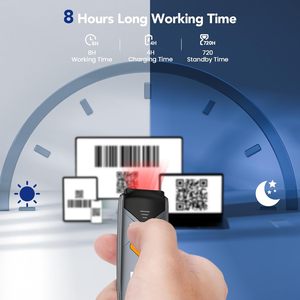 Eyoyo 1D 2D portátil inalámbrico con cable Mini Bluetooth Qr Code Reader Inventario Escáner de código de barras para Android OS - Product Image 5