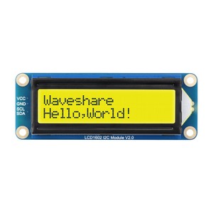 LCD1602 I2C-Modul, Optionen für drei Farben, 32 Zeichen LCD, 3,3 V/5V, Hintergrund beleuchtung einstellbar