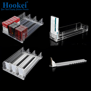 Cheap Wholesale <strong>Automatic</strong> Adjustable Spring <strong>Loaded</strong> Tobacco Cigarettes Rack Cabinet Display Product Divider <strong>Shelf</strong> Pushers - Product Image 1