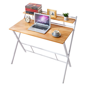 Escritorio plegable para oficina y hogar, mesa sencilla con solapa para ordenador de escritorio - Product Image 1