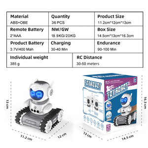 2,4G Rc Tank Programable Multi-Expression Transformation Robot de detección de control remoto inteligente - Product Image 6