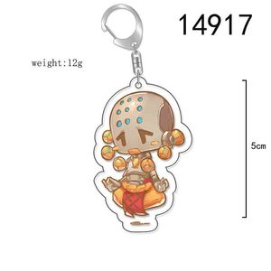 Trò chơi phim hoạt hình nhân vật Acrylic Keychain Overwatch Pioneer móc khóa đôi bên hoạt hình ngoại vi schoolbag Mặt dây chuyền quà tặng đồ chơi - Product Image 4