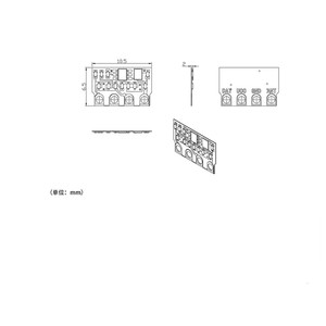 Taidacent Mini Universal fernbedienung H34S H34A ASK 433 MHz Taste Sender platine 433 MHz Ein/Aus-Ferns ender HF-Platine - Product Image 3