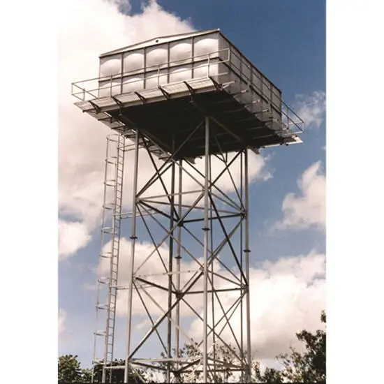 Construcción de varios pisos de bajo costo Estructura de acero Taller Estructura de acero Torre de tanque de agua