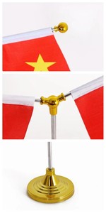 2024 Trung Quốc Nhà Máy Bán Buôn <span class=keywords><strong>Mini</strong></span> Cờ Cực Đứng Văn Phòng Bàn Hàng Đầu Cờ Biểu Ngữ Khuyến Mại Cờ & Biểu Ngữ - Product Image 5