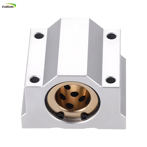 Caja de rodamiento de bolas de movimiento lineal de aluminio SCS10LUU, buje de unidad deslizante CNC, bloque deslizante de rodamiento de rodillos lineal de 68mm de largo - Product Image 1