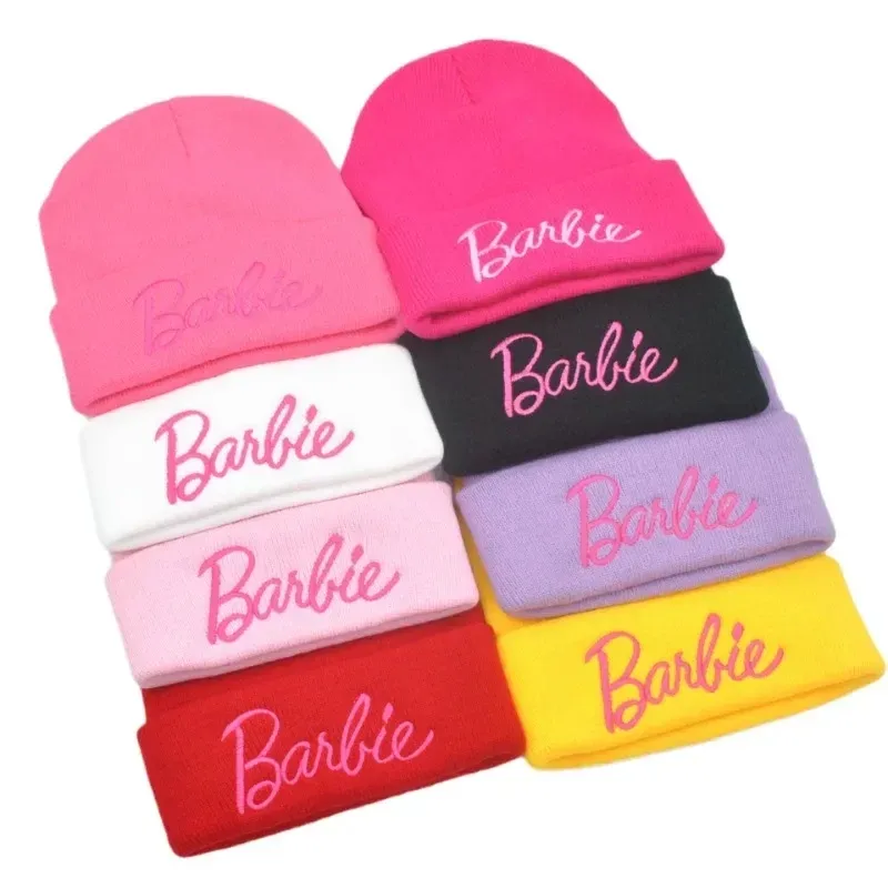 Berretti da ricamo con lettere regalo per ragazze cappelli lavorati a maglia 100% in acrilico Unisex cappelli da esterno
