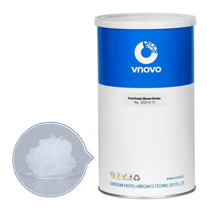Vnovo NSF H1 pelumas kelas makanan silikon PTFE untuk mesin medis cincin O pelumas penyegelan tahan air