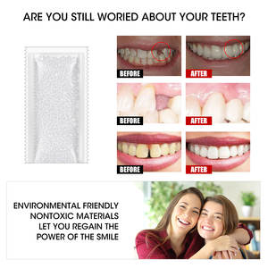 ชุดซ่อมแซมฟันเทียมแบบชั่วคราวที่แนะนำสำหรับหมอฟันแบบมีกาวติดแน่นแผ่นฟันขาว - Product Image 4
