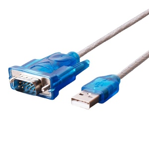 USB 232串口电缆DB9芯片九针转换器3A快速充电聚氯乙烯护套编织屏蔽RS232公连接器 - Product Image 1