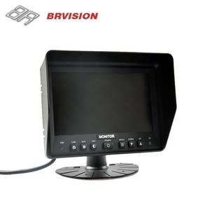 Monitor de vehículo de coche Lcd Ips de 7 pulgadas, sistema de cámara de visión trasera de camión de autobús de respaldo de ayuda de marcha atrás - Product Image 1