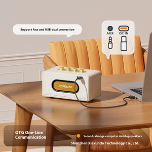 For Marshall Style Retro Desktop Laptop <strong>Computer</strong> <strong>Speaker</strong> Home for <strong>Bluetooth</strong> Subwoofer with Dual Sound and USB Communication - Product Image 3