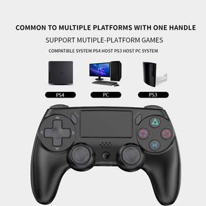 Model P47 Wireless <strong>Bluetooth</strong> Gaming <strong>Controller</strong> for <strong>PS4</strong> with 600mAh High Battery Capacity Built in Six Gyroscope Chipset