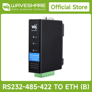 Servidor serie de montaje en riel Waveshare, módulo Ethernet RS232/485/422 a RJ45, TCP/IP a serie, puerta de enlace Modbus MQTT, opción POE - Product Image 2