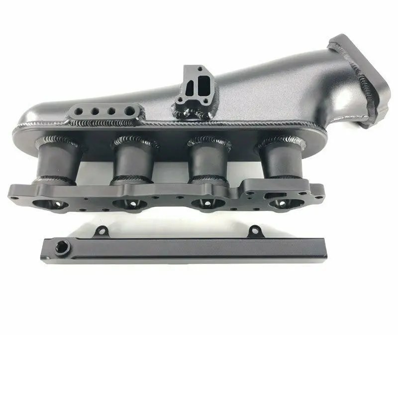 BK-3145SET SR20 S14 billet intake manifold with fuel rail and throttle body