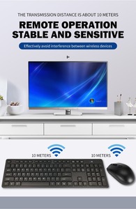 2023 nuevo conjunto de teclado y ratón inalámbricos de 2,4G ultrafino para ordenador de escritorio y oficina - Product Image 3