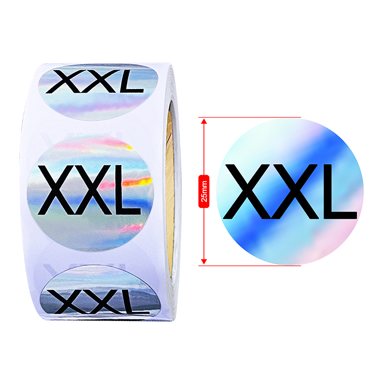 taglia-XXL, Argento olografico
