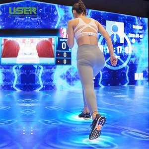 사용자 LED 타일 3D Led 화면 P3.91/P4.81/P6.25 DJ 디스코 휴대용 패널 타일 3d Led 댄스 플로어 댄스 플로어 Led 화면 - Product Image 1