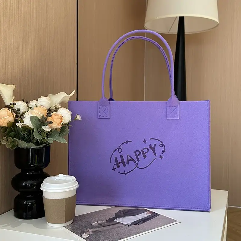 2024 nouveau style sac à main pour femmes à bas prix sac en ligne personnalisé shopping pour dames feutre sac à main fourre-tout