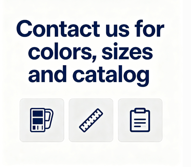 Couleurs et tailles : Veuillez nous contacter