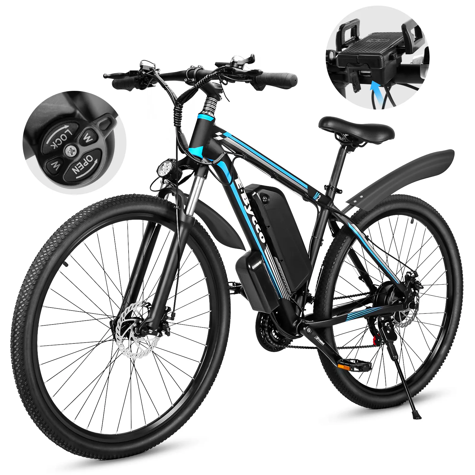 미국 EU 창고 재고 있음 저렴한 전기 자전거 750w 레이싱 전기 자전거 도시 전자 자전거 Removeable 배터리 스포츠 산악 ebike