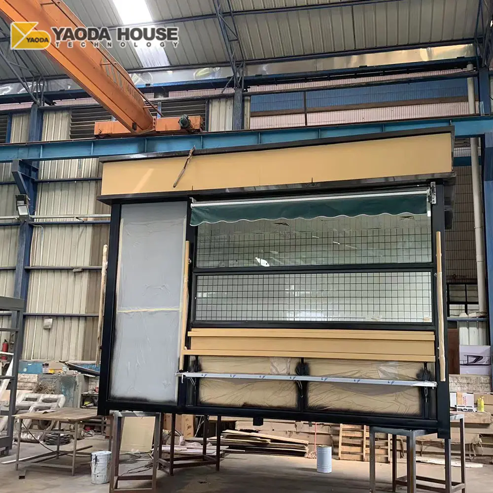 prefab coffee kiosk convenience store prefab prefab sentry box steel structure prefabricated house